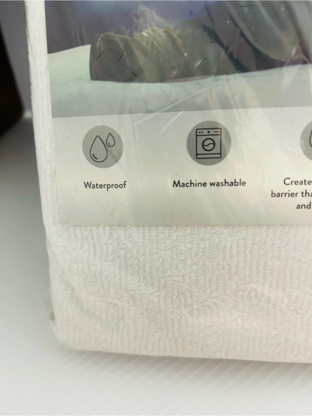 Bob's Goof Proof NWT Set of 2 Factory Sealed Queen Size Pillow White Protectors